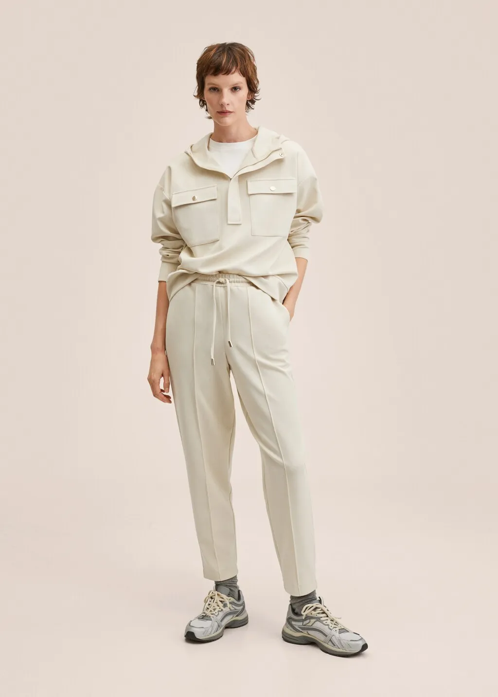 Pantaloni jogger testurizzati