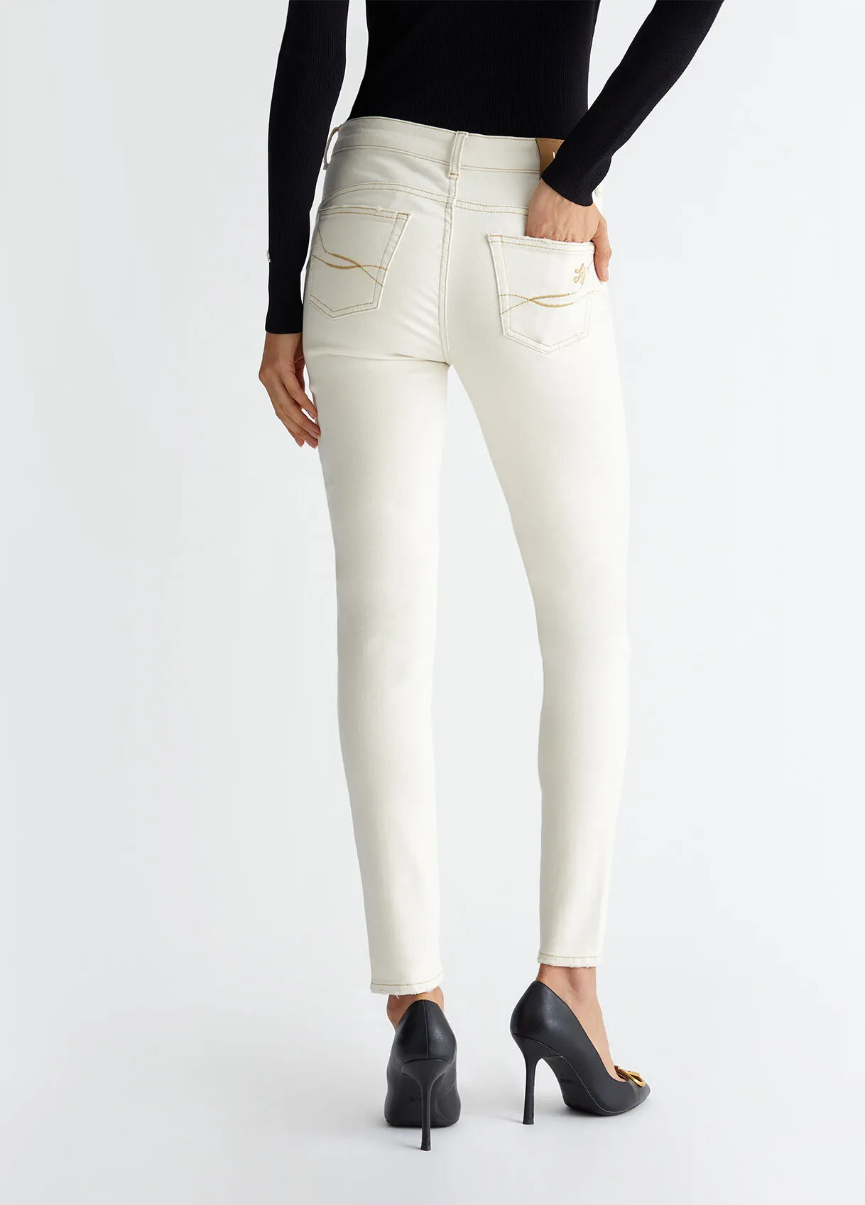 Pantaloni skinny bottom up 