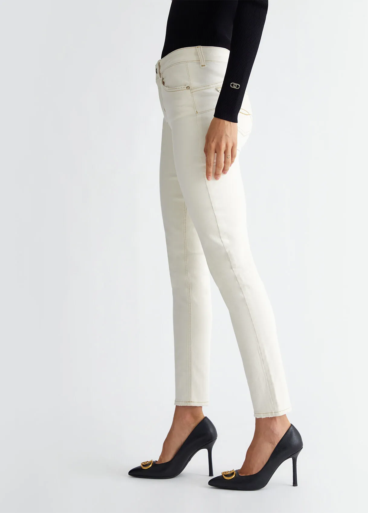 Pantaloni skinny bottom up 