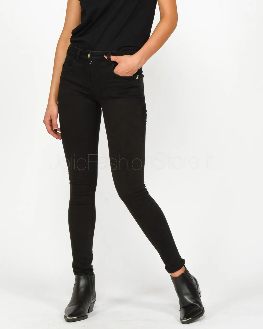 ---------------  ---------------  ---------------  ---------------  --------------Patrizia Pepe Skinny Jeans Black------