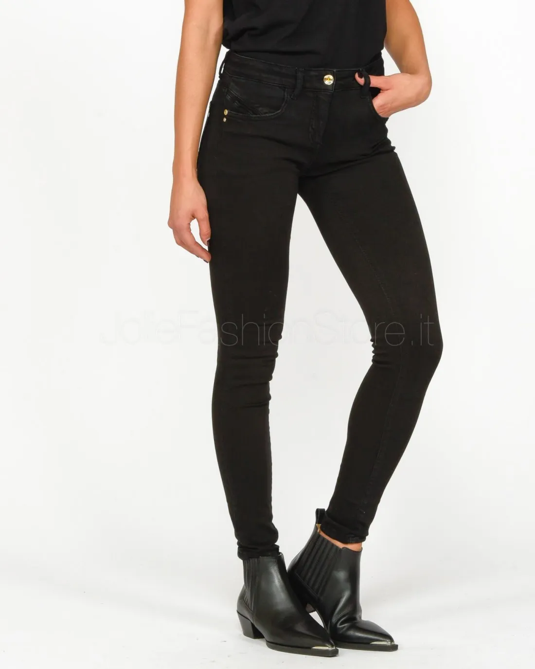 ---------------  ---------------  ---------------  ---------------  --------------Patrizia Pepe Skinny Jeans Black------