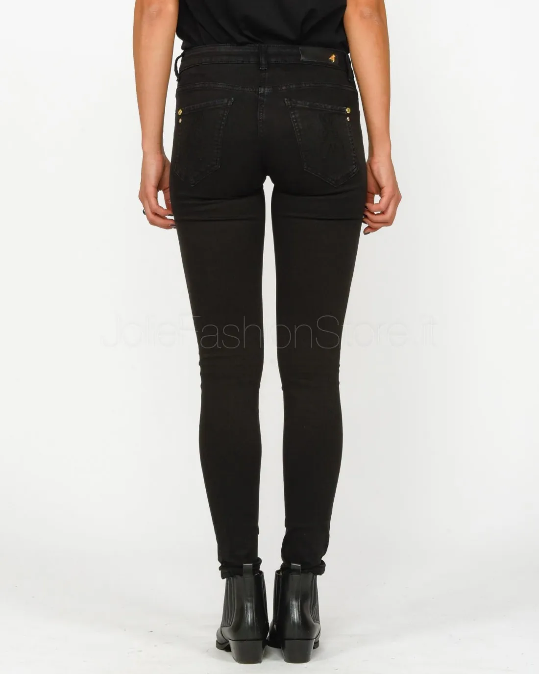 ---------------  ---------------  ---------------  ---------------  --------------Patrizia Pepe Skinny Jeans Black------