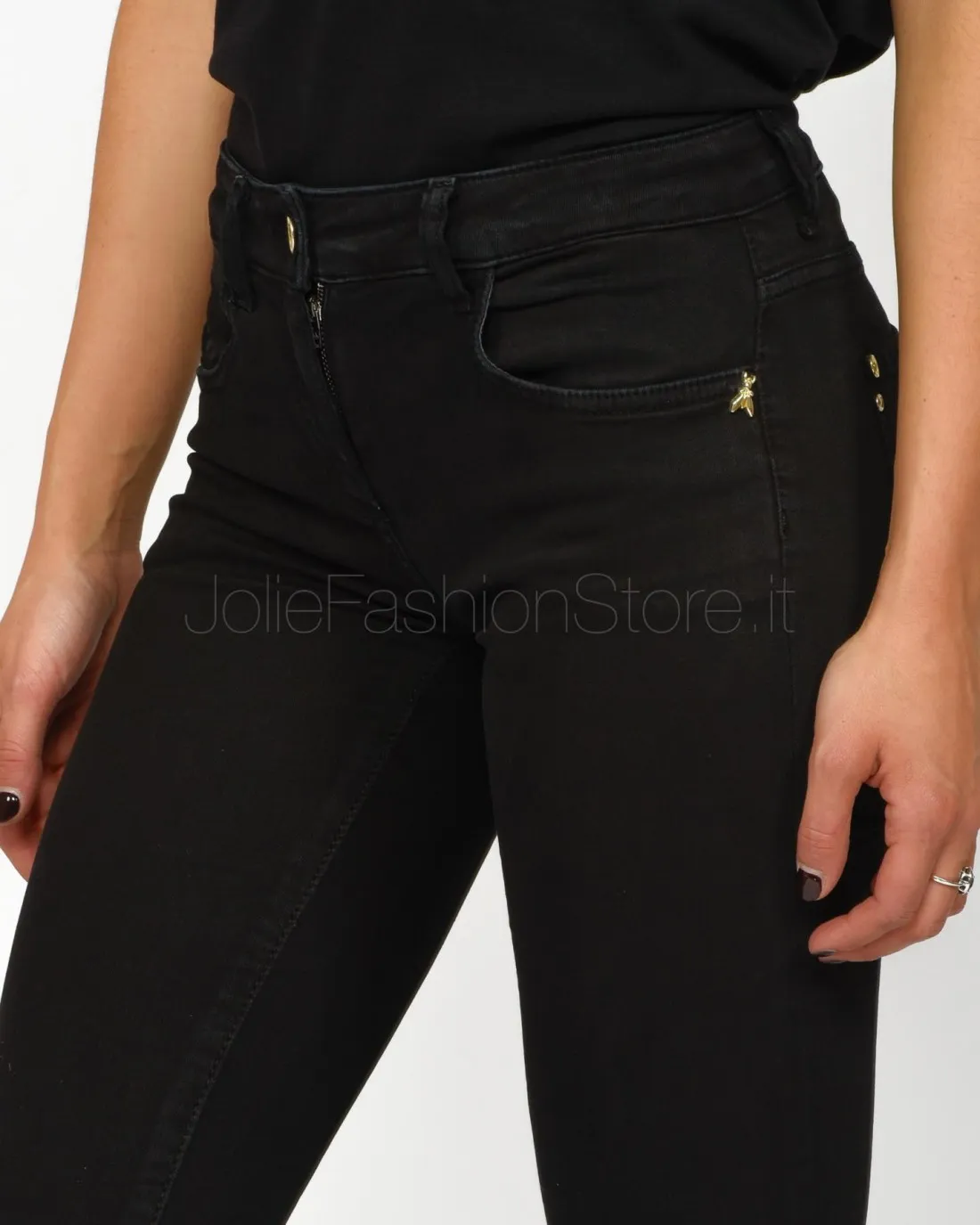 ---------------  ---------------  ---------------  ---------------  --------------Patrizia Pepe Skinny Jeans Black------