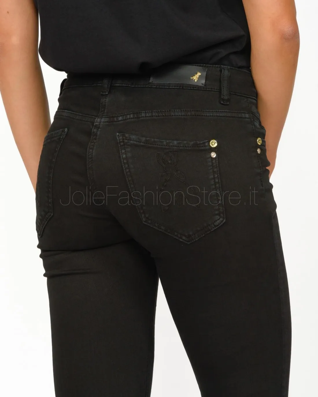 ---------------  ---------------  ---------------  ---------------  --------------Patrizia Pepe Skinny Jeans Black------