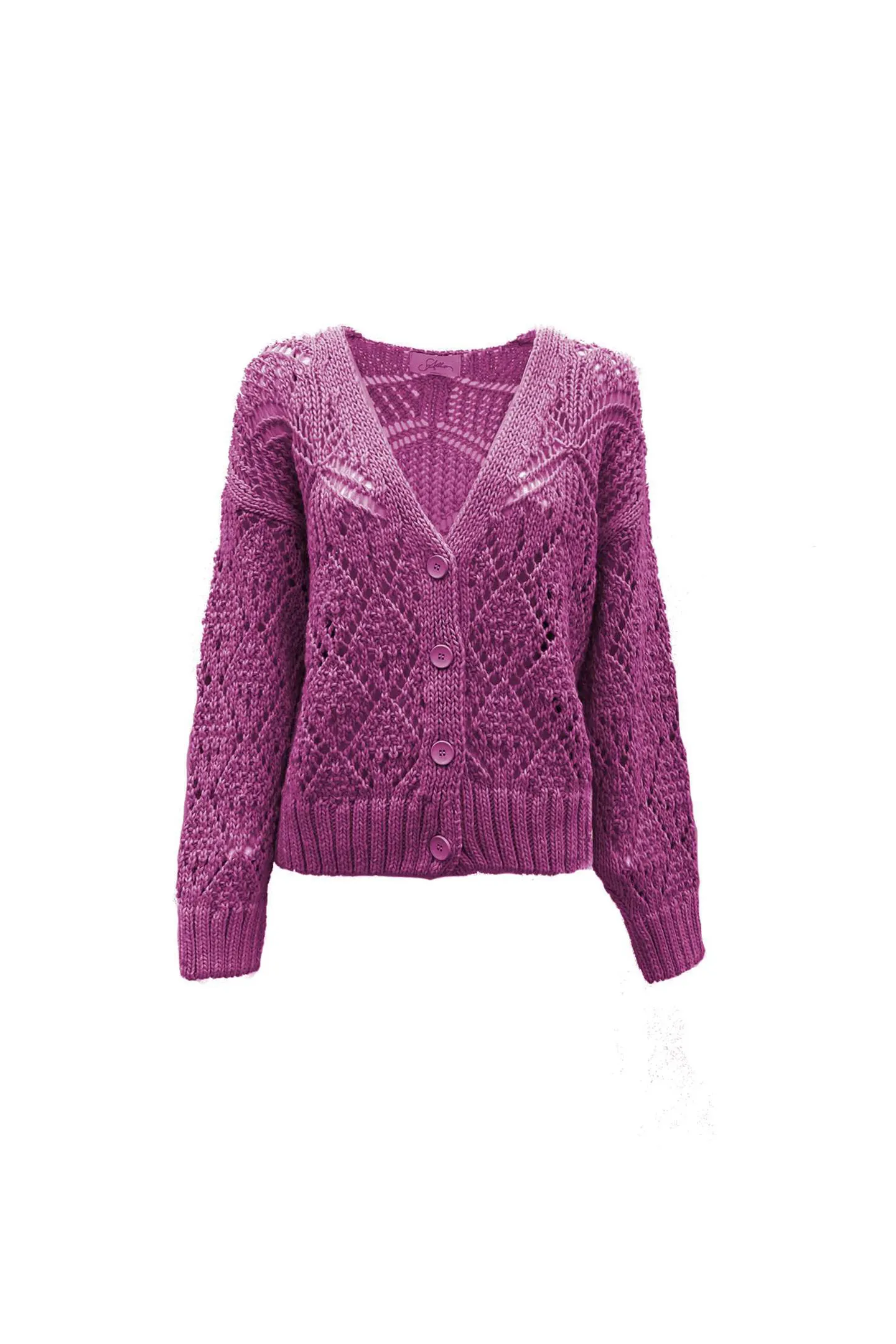 PERFORATED CARDIGAN
