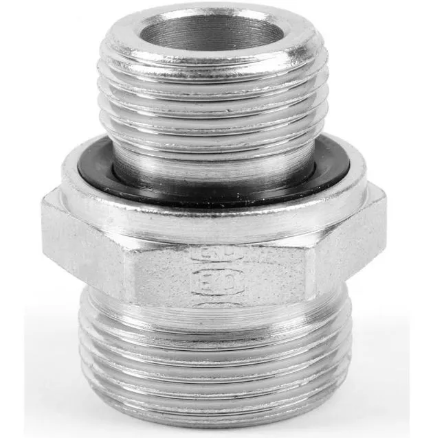 Perno maschio idraulico Parker, B: G 1-1/2, in Acciaio