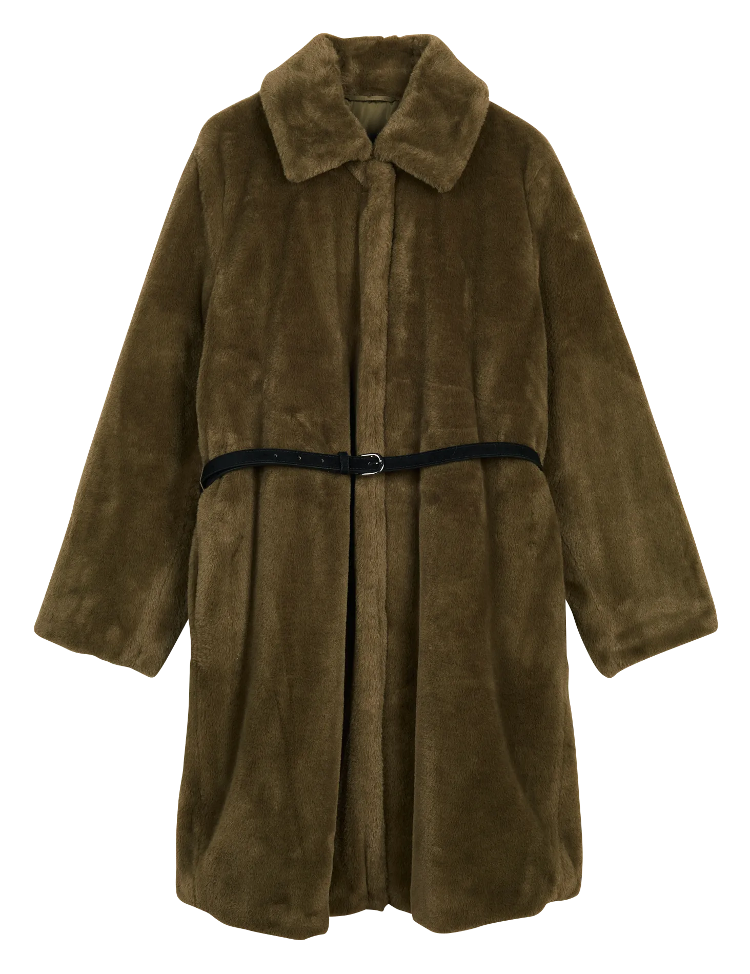 PERSONA by Marina Rinaldi   EGADI - Cappotto collo classico in pelliccia sintetica | Marrone