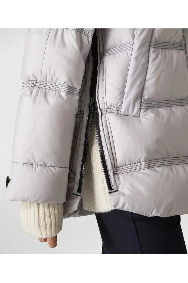   Peuterey     Peuterey Takan MQ 02 Fur Piumino Fashion e Functional Jacket Grigio Gelo    