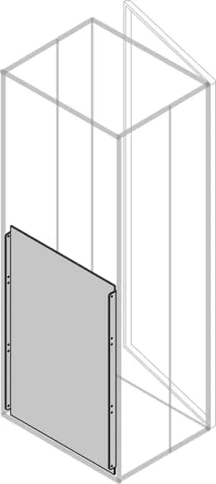 Piastra ABB PRVS per Schede modulari - System Pro E Power, 402 x 698 x 22mm