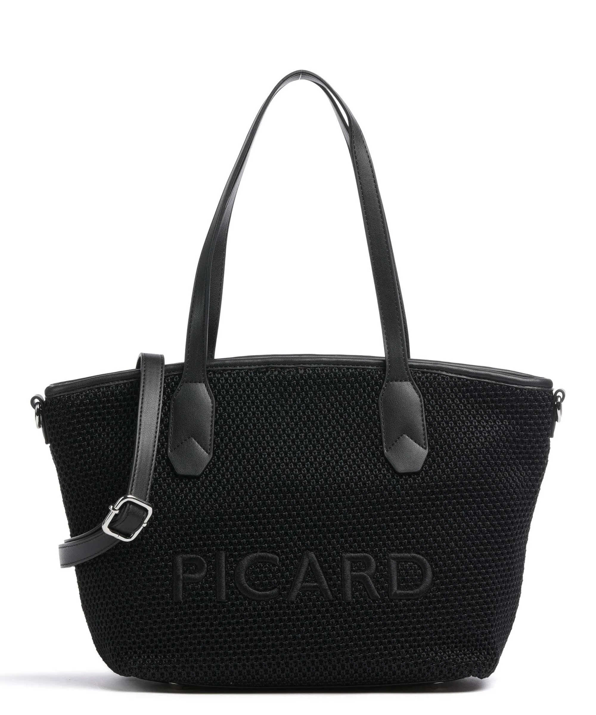  Picard Knitwork Borsa shopper poliestere riciclato nero  