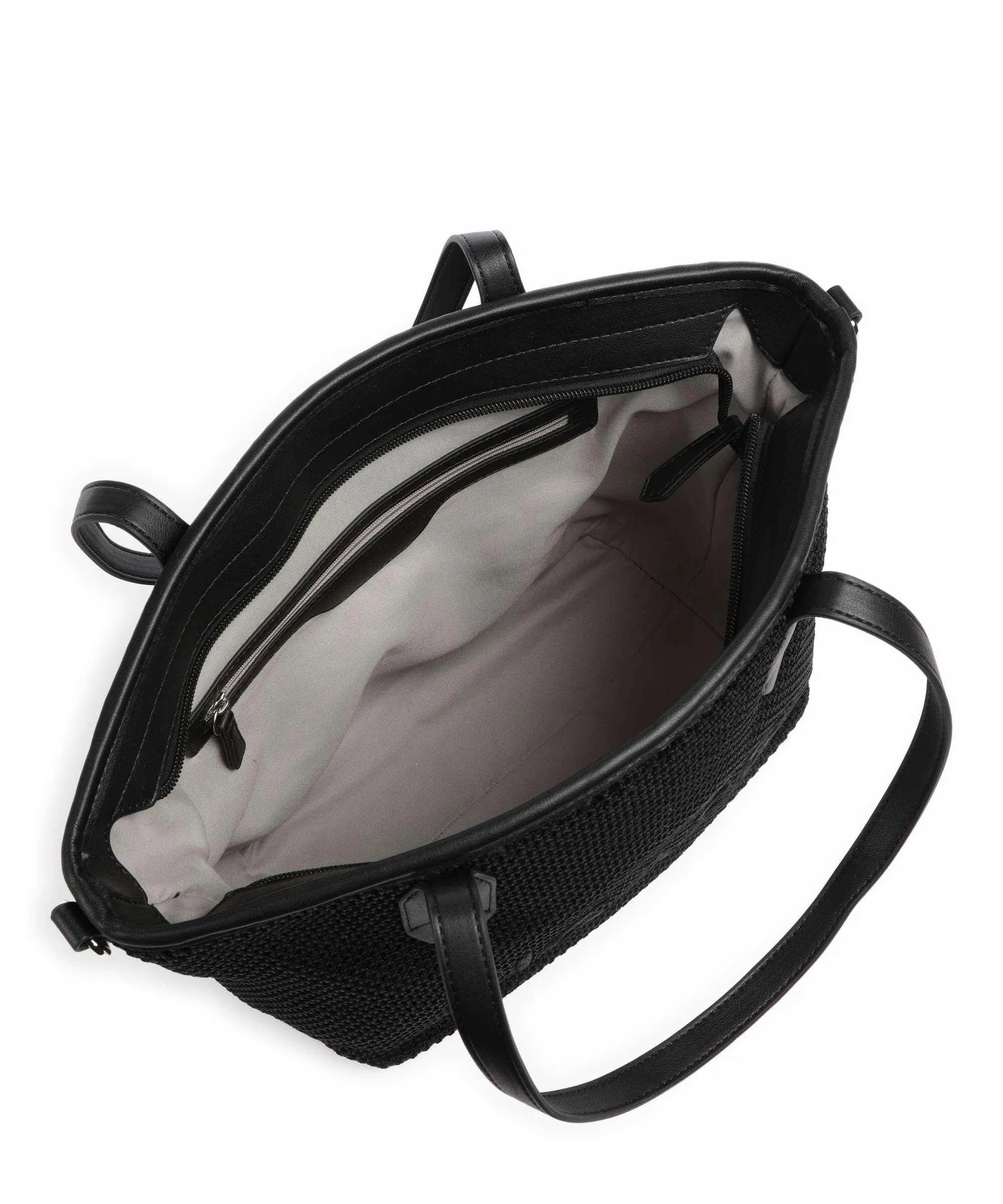  Picard Knitwork Borsa shopper poliestere riciclato nero  