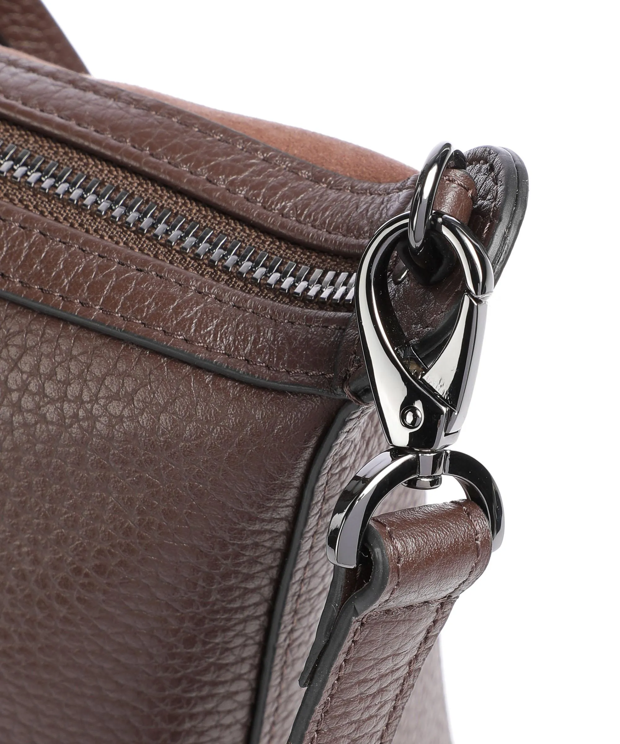  Picard Peace Borsa shopper pelle di vacchetta grana, pelle scamosciata marrone scuro  
