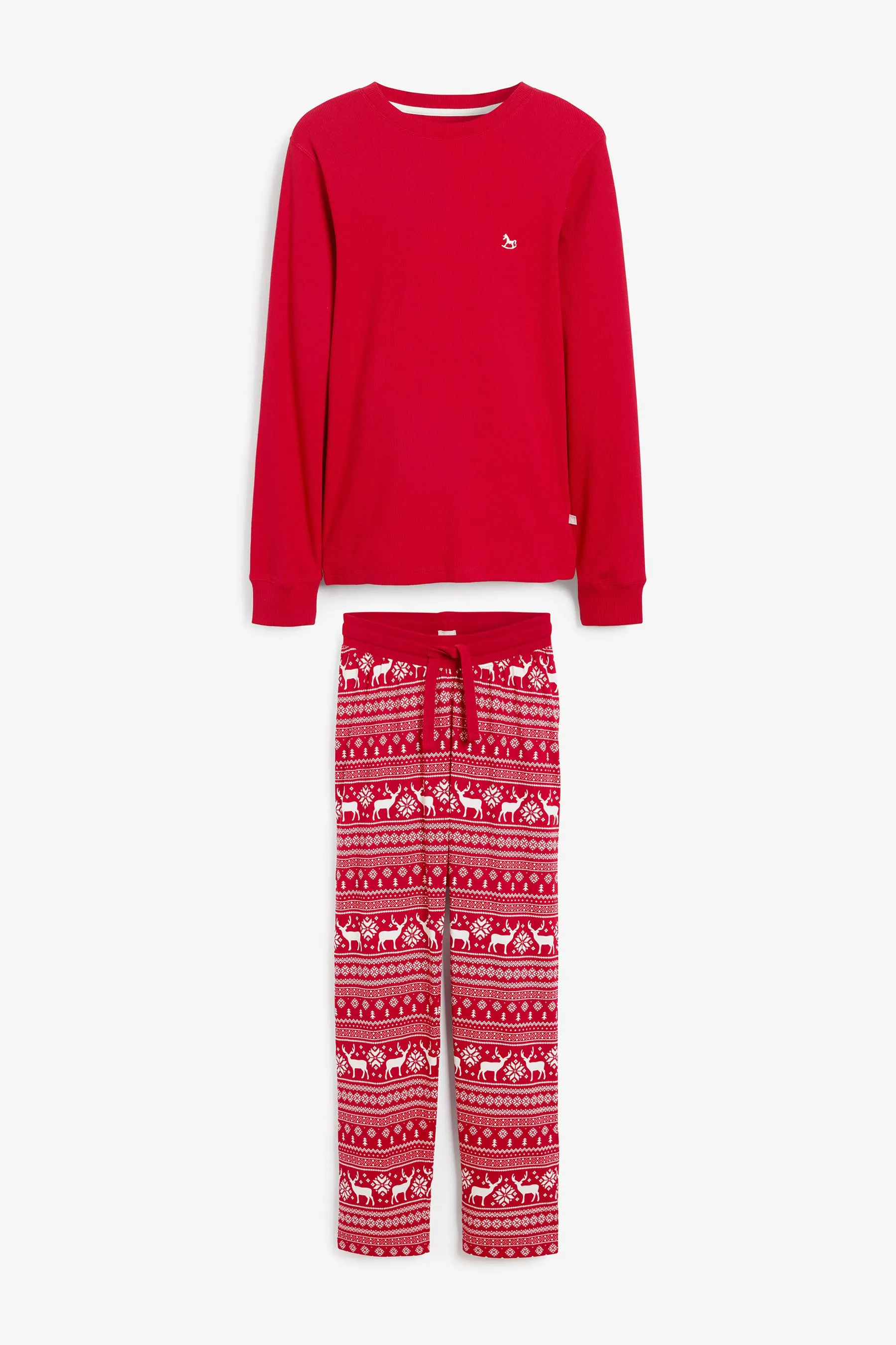 Pigiama da uomo The Little Tailor Renna di Natale Fairisle    