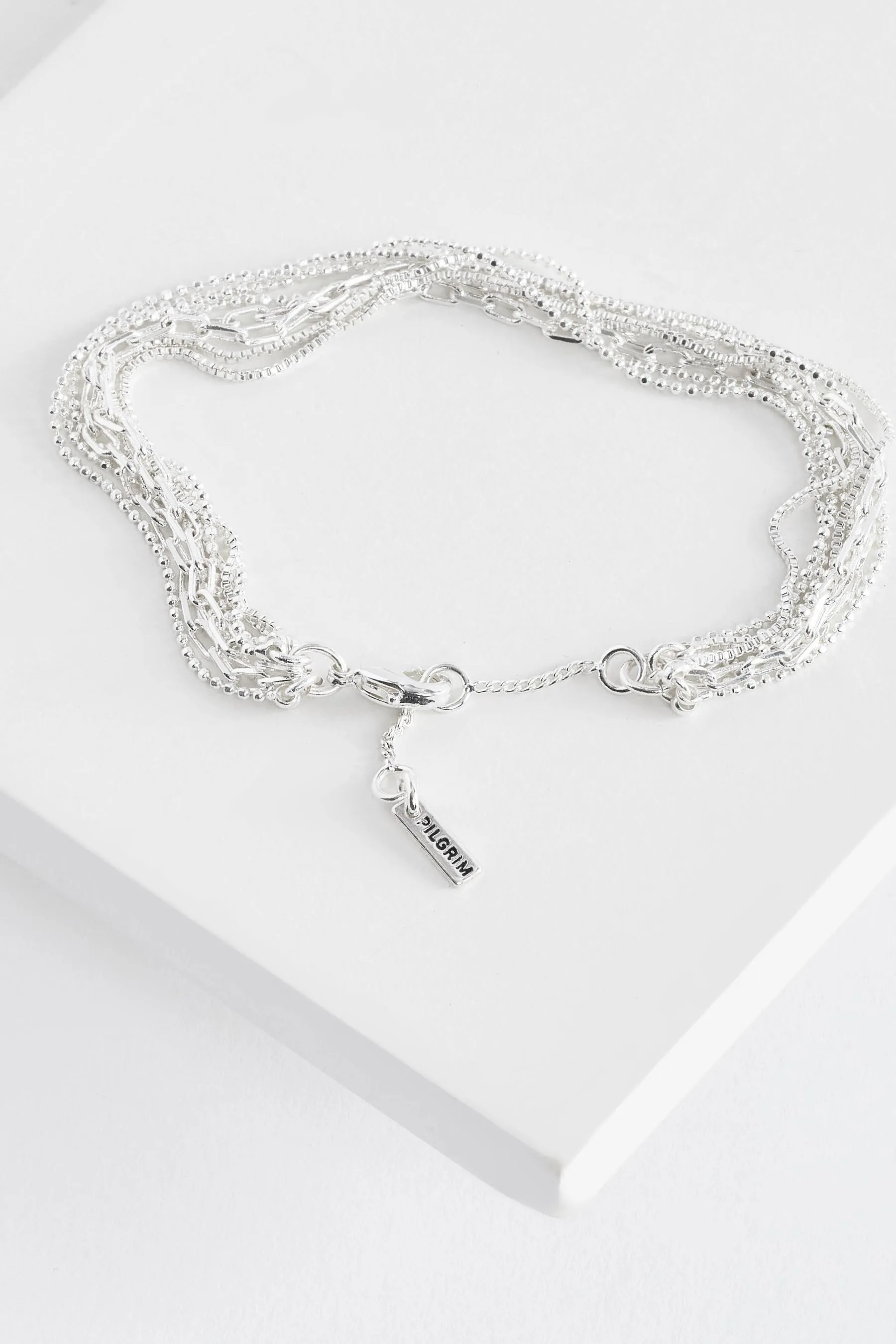 PILGRIM - Argento - Lily - Bracciale con catena placcato