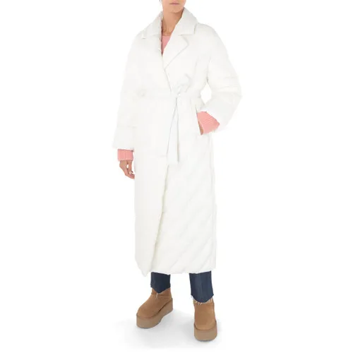 Piumino lungo Pinko bianco