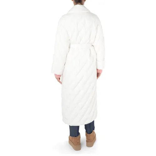 Piumino lungo Pinko bianco