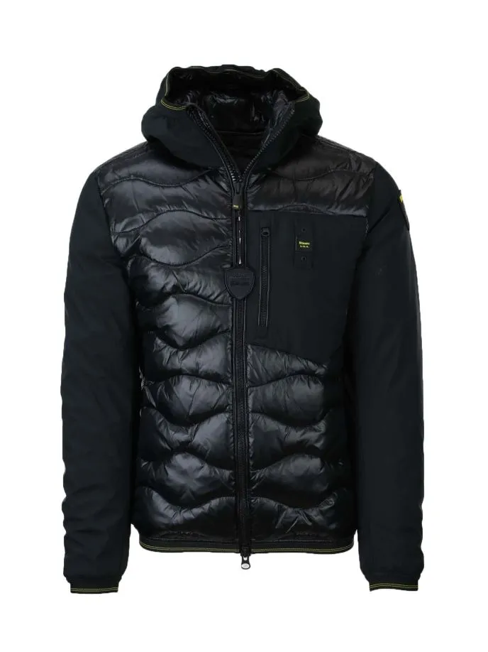 Piumino nylon e neoprene