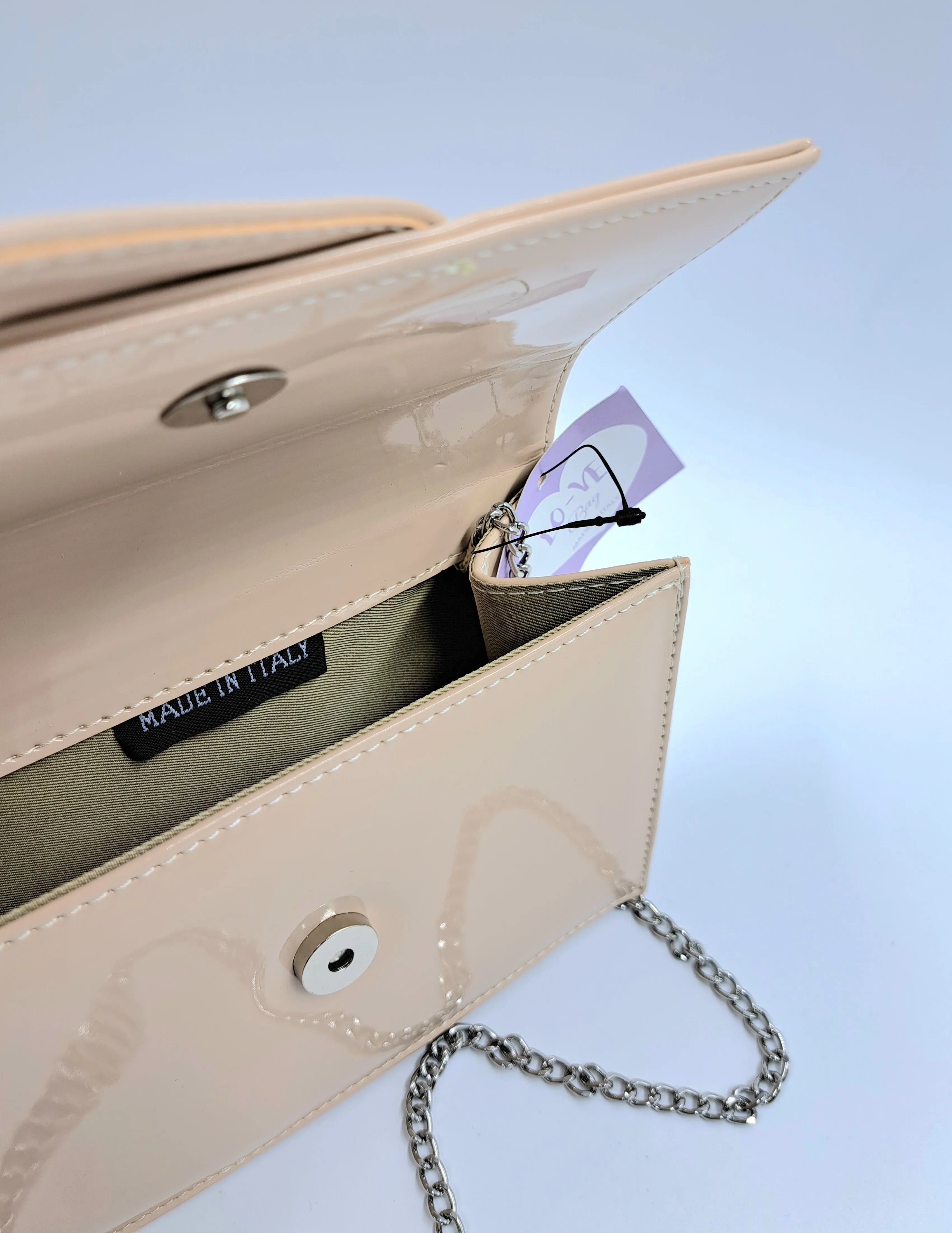 POCHETTE VERNICE NUDE