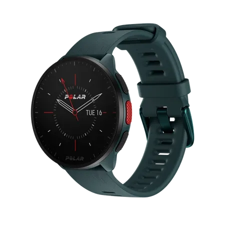 Polar GPS heart rate watch Pacer 900102176 green tea