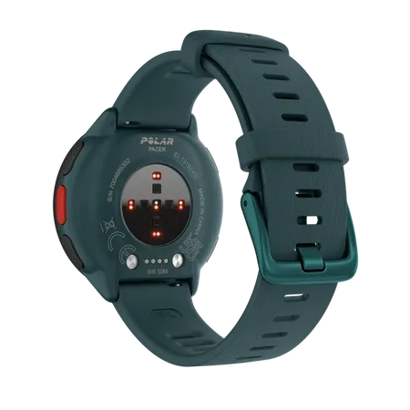 Polar GPS heart rate watch Pacer 900102176 green tea
