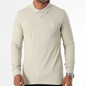 Polo a maniche lunghe Passerby 50507704 Beige