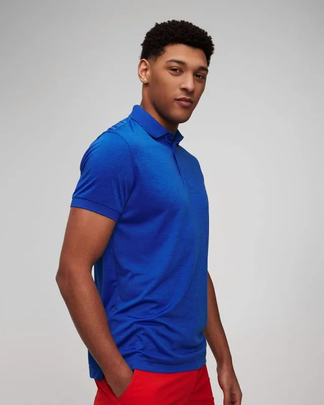 Polo blu da uomo J.Lindeberg Tour Tech