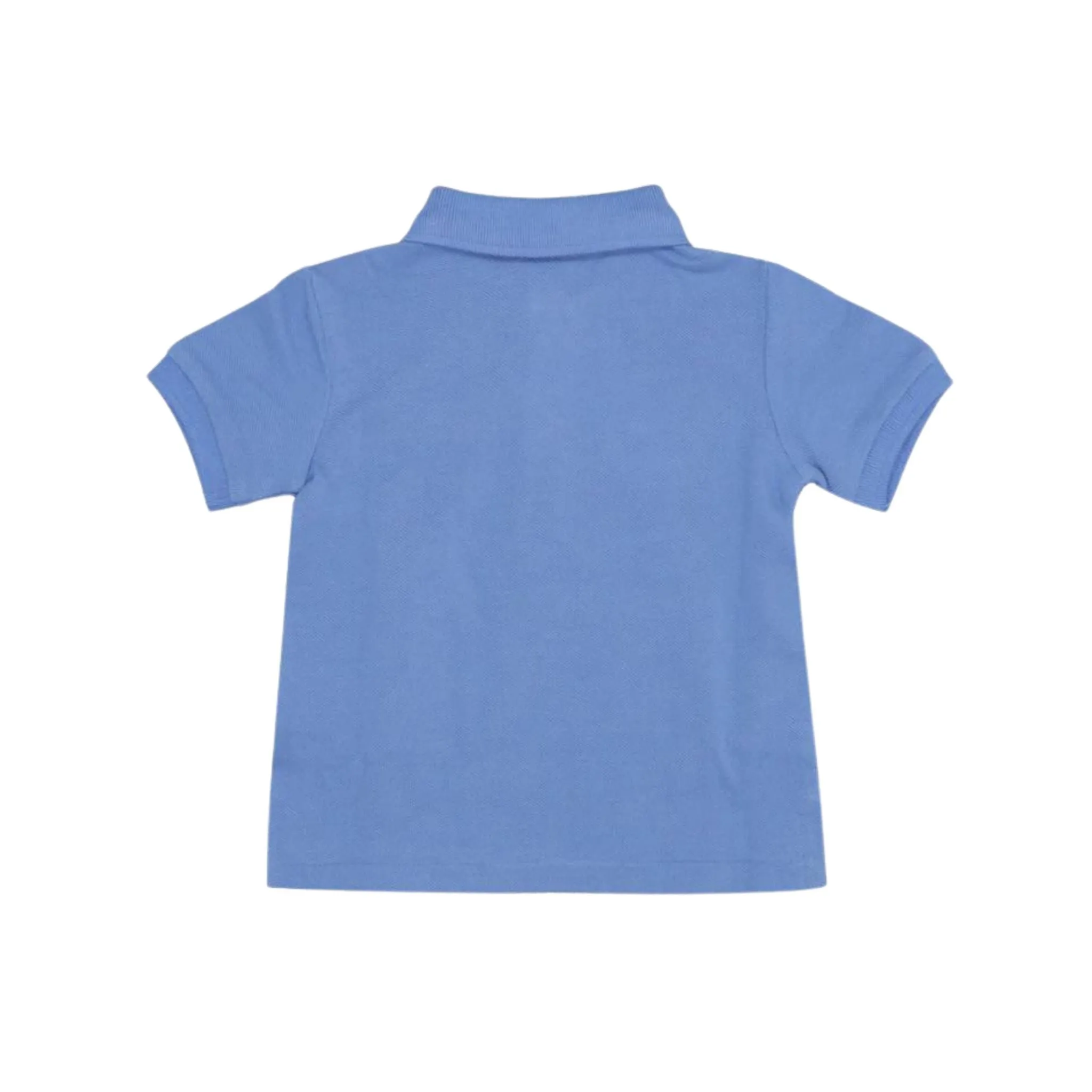 Polo Neonato in cotone celeste