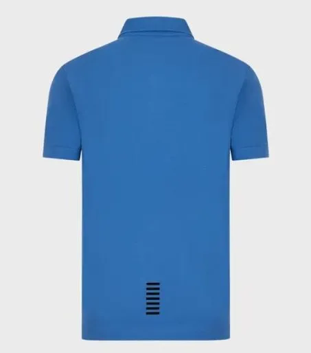 Polo Uomo Manica Corta Ea7 Emporio Armani 8NPF04 1538 Azzurro