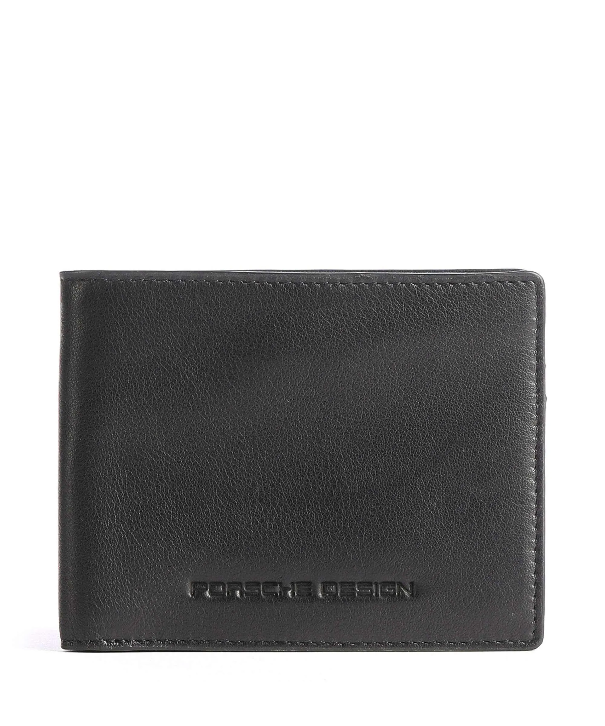  Porsche Design RFID Porta carte di credito pelle di vacchetta grana nero  