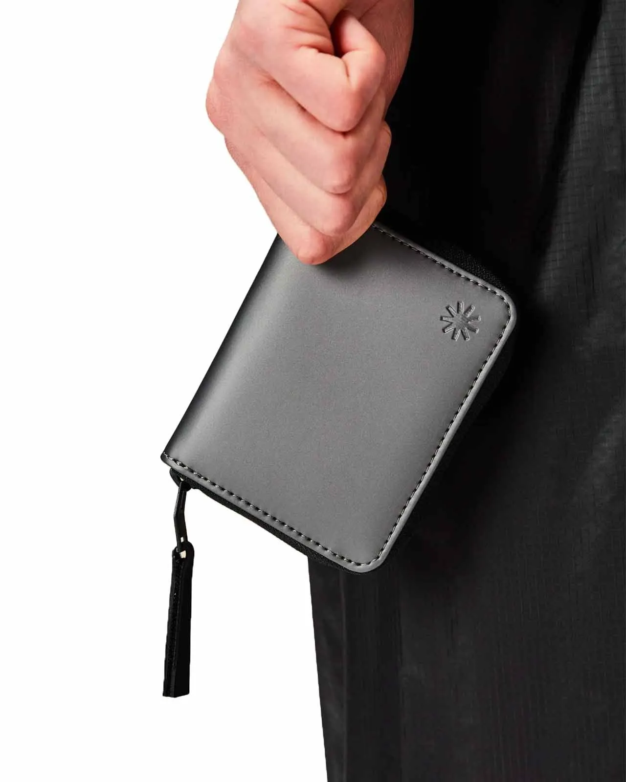 Portafoglio Wallet Mini Metallic grigio
