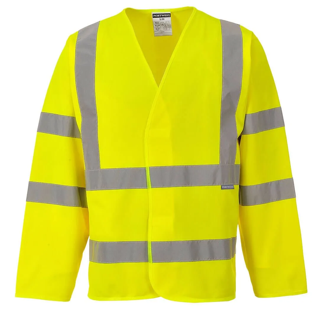 PORTWEST Gilet c/maniche alta visibilita