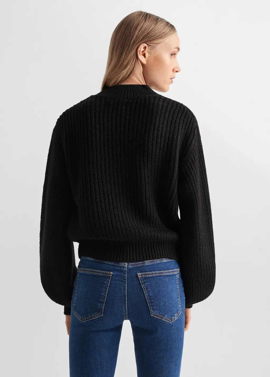 Pullover collo aperto