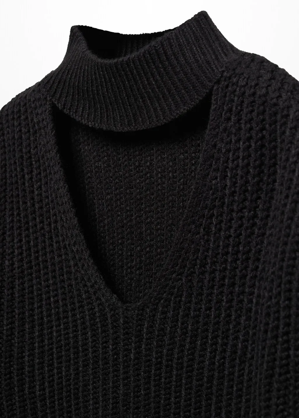 Pullover collo aperto