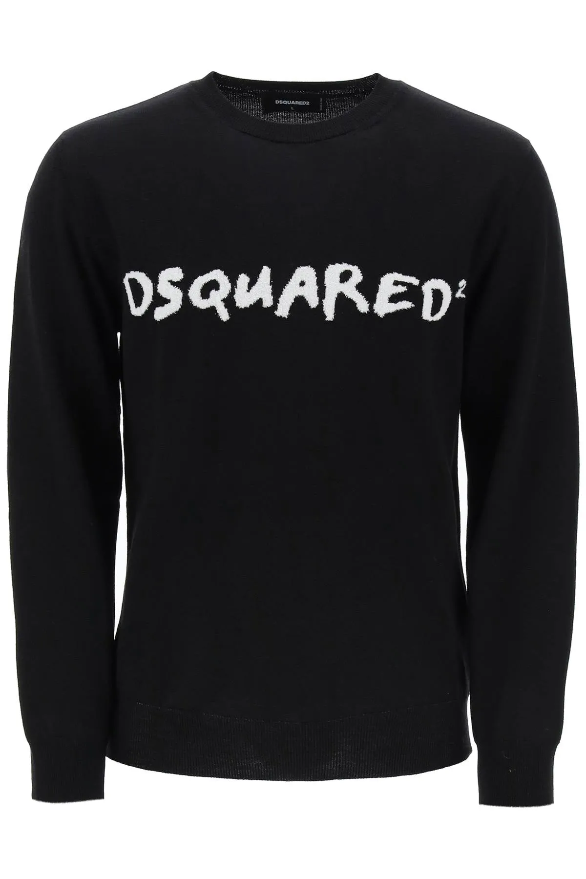 Pullover Con Logo Testurizzato