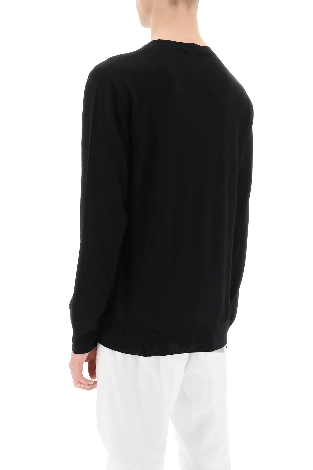 Pullover Con Logo Testurizzato