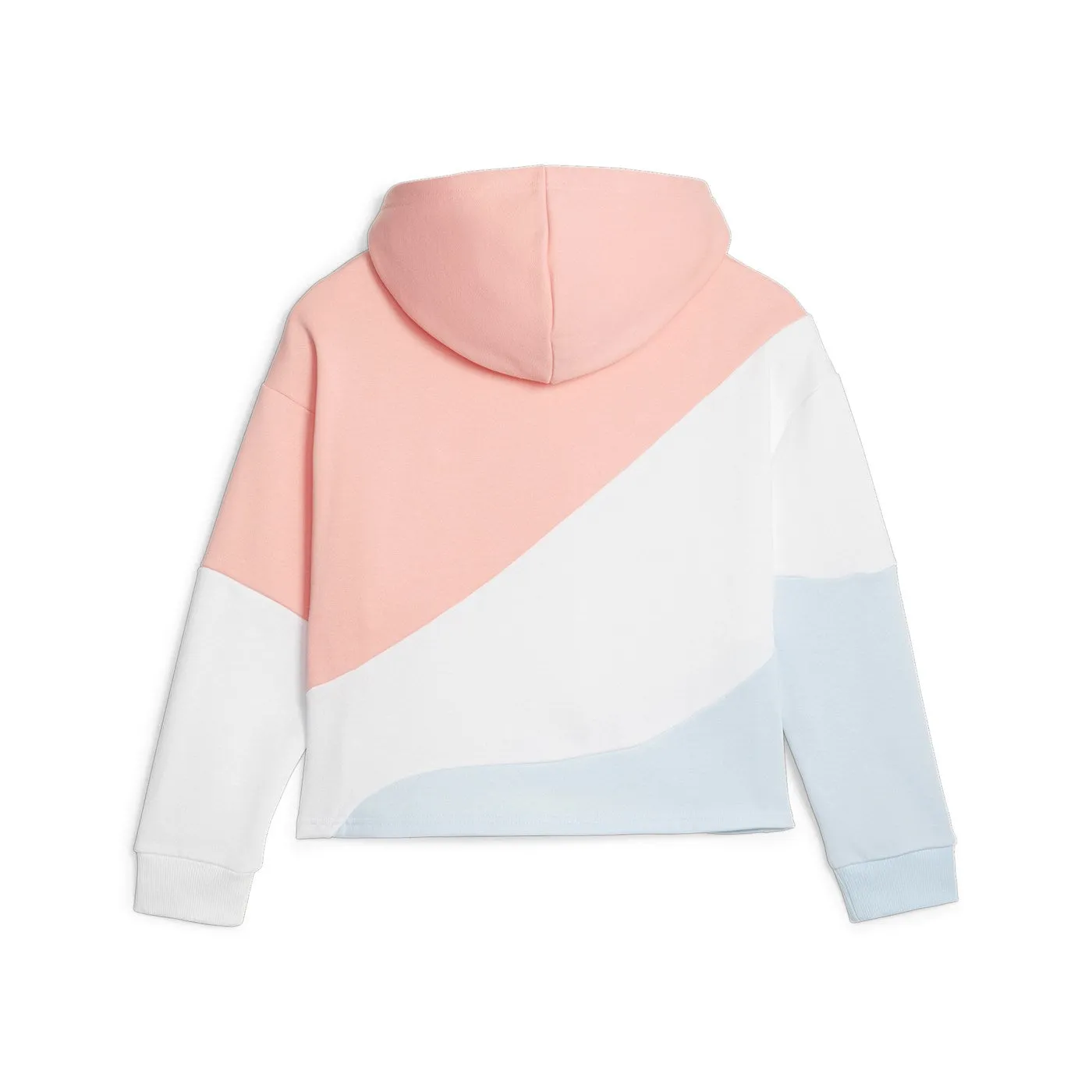 Puma Felpa con cappuccio da ragazza Power 677992-69 rosa-bianco celeste