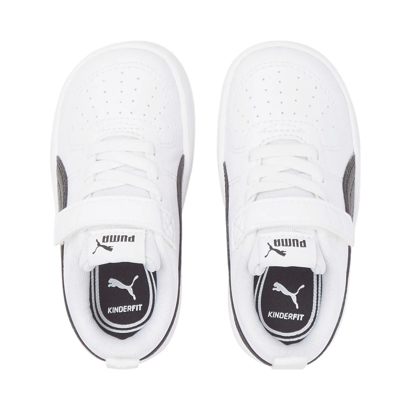 Puma shoe Children's sneakers with velcro Rickie AC + Inf 384314 03 white-black