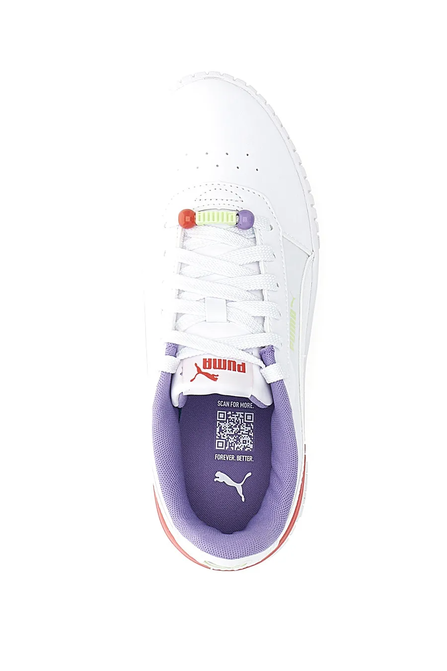   PUMA Sneakers bianche con perline Puma Carina 2.0 Pearls Jr
