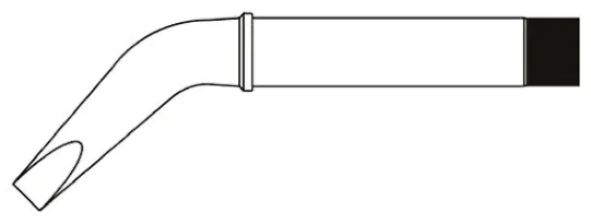 Punta saldatore Weller CT2EX7, serie CT, 7 mm, forma: Cacciavite