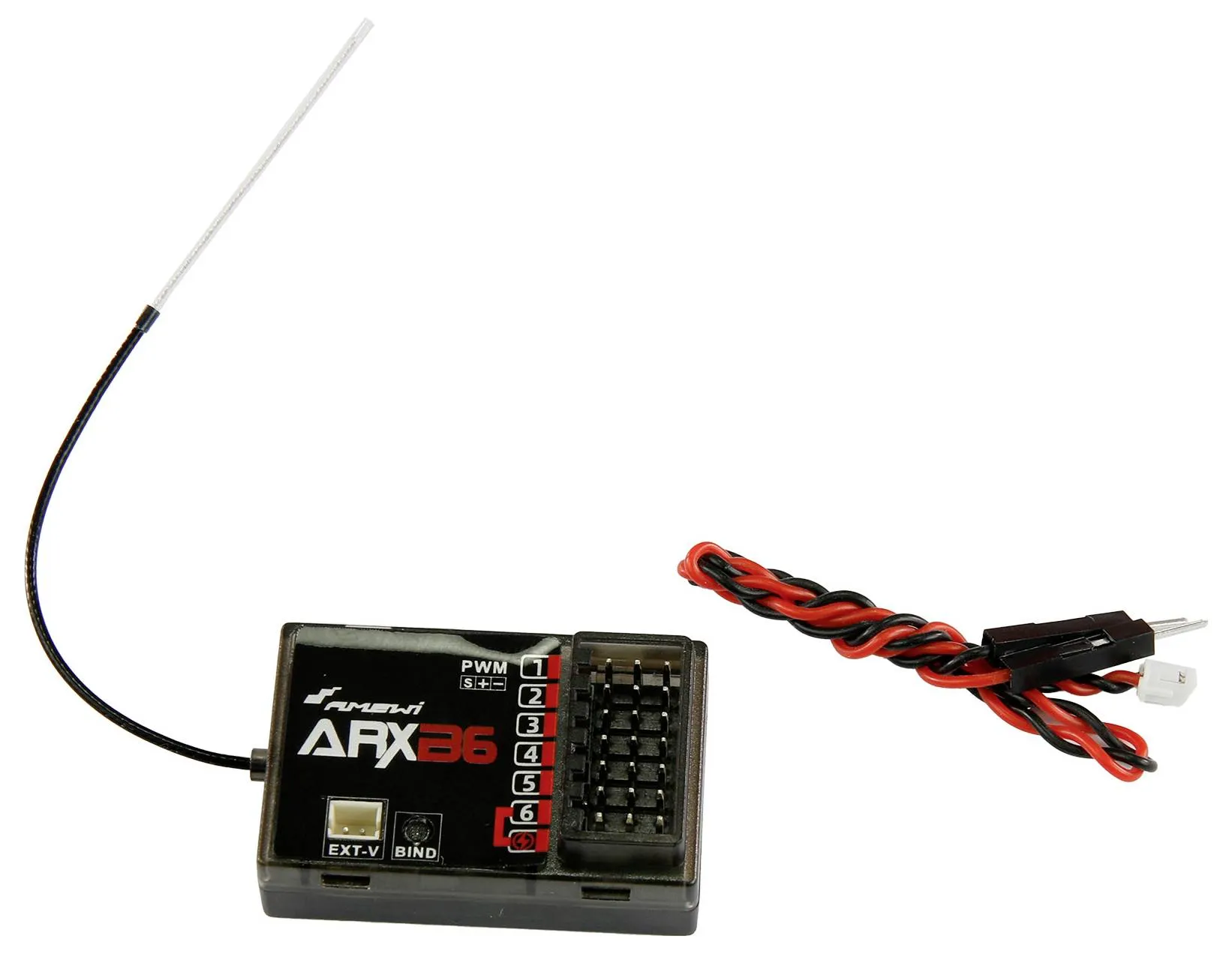 Radiocomando con impugnatura a pistola Amewi ATXB6 2,4 GHz Numero canali: 6 incl. ricevitore
