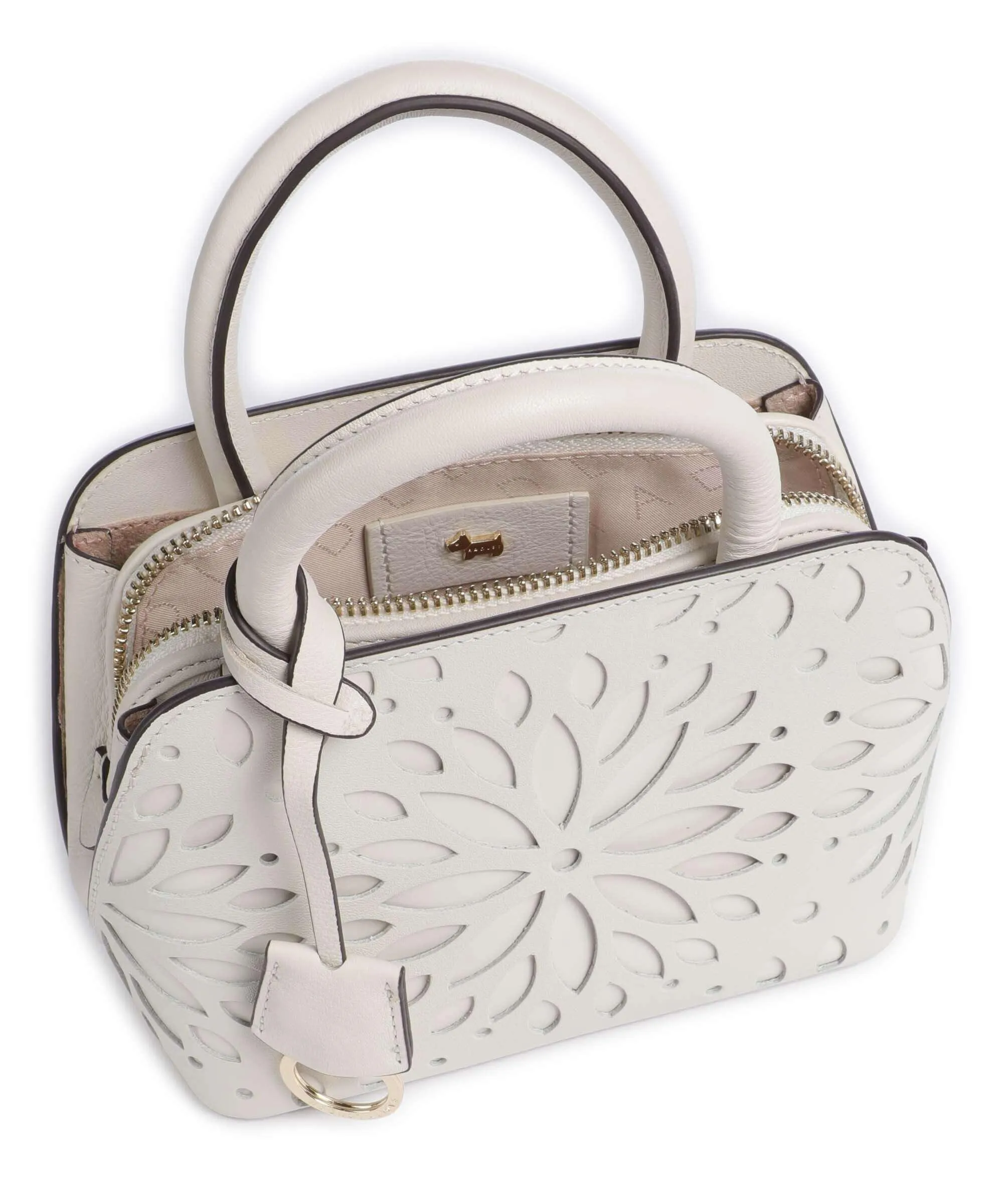  Radley London Liverpool Street 2.0 Borsa a tracolla pelle liscia avorio  
