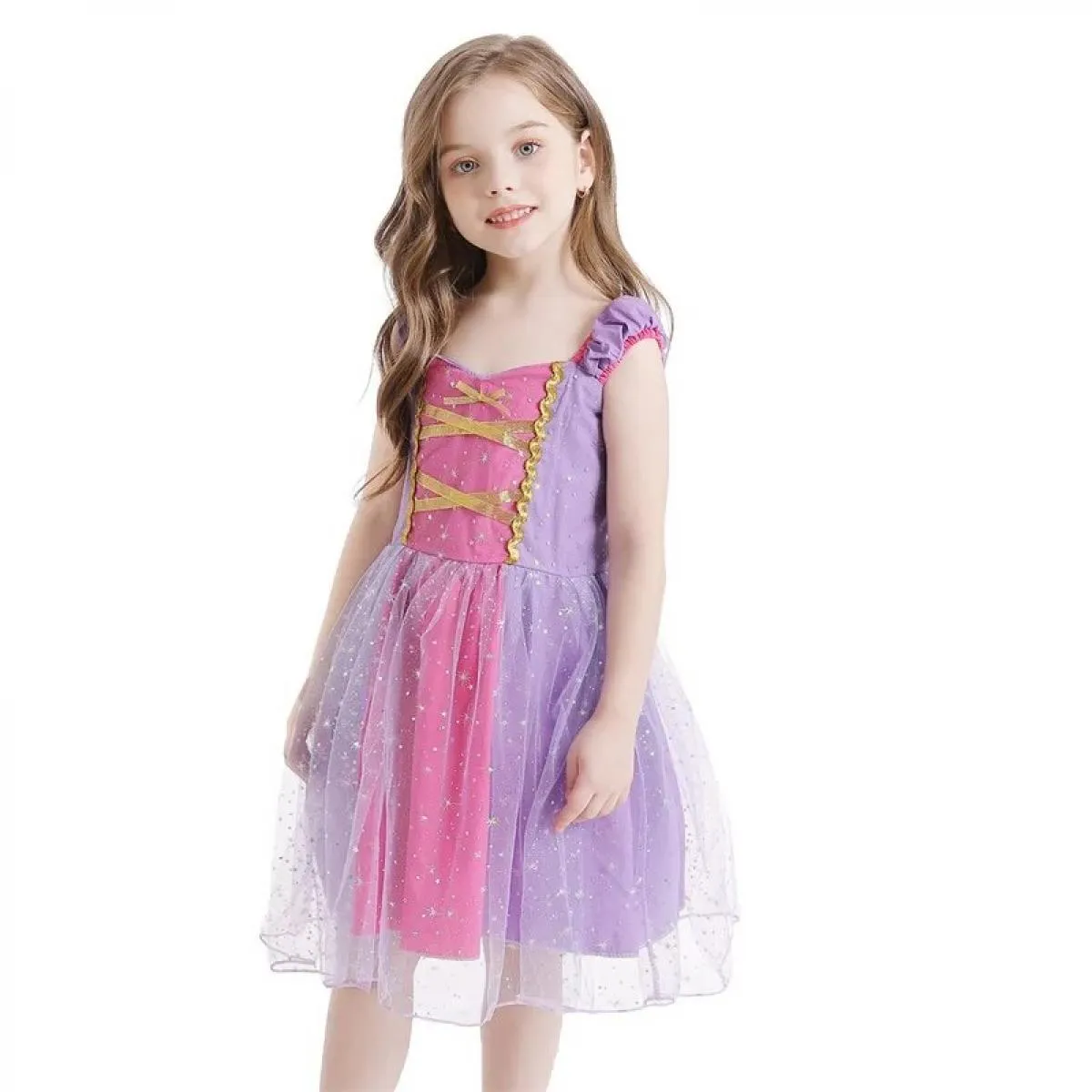 Ragazza Natale Lucido Abito da principessa Bambino Babi Festa di compleanno Abiti Bambini Tutu Abito Abiti Bambini Sera Cosplay