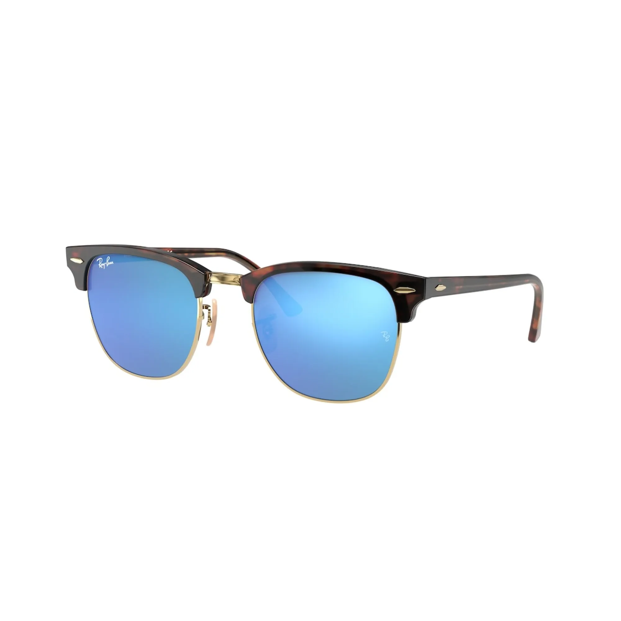  Ray-Ban RB 3016 Clubmaster 114517 Sabbia Havana / Oro | Occhiale Da Sole Uomo 