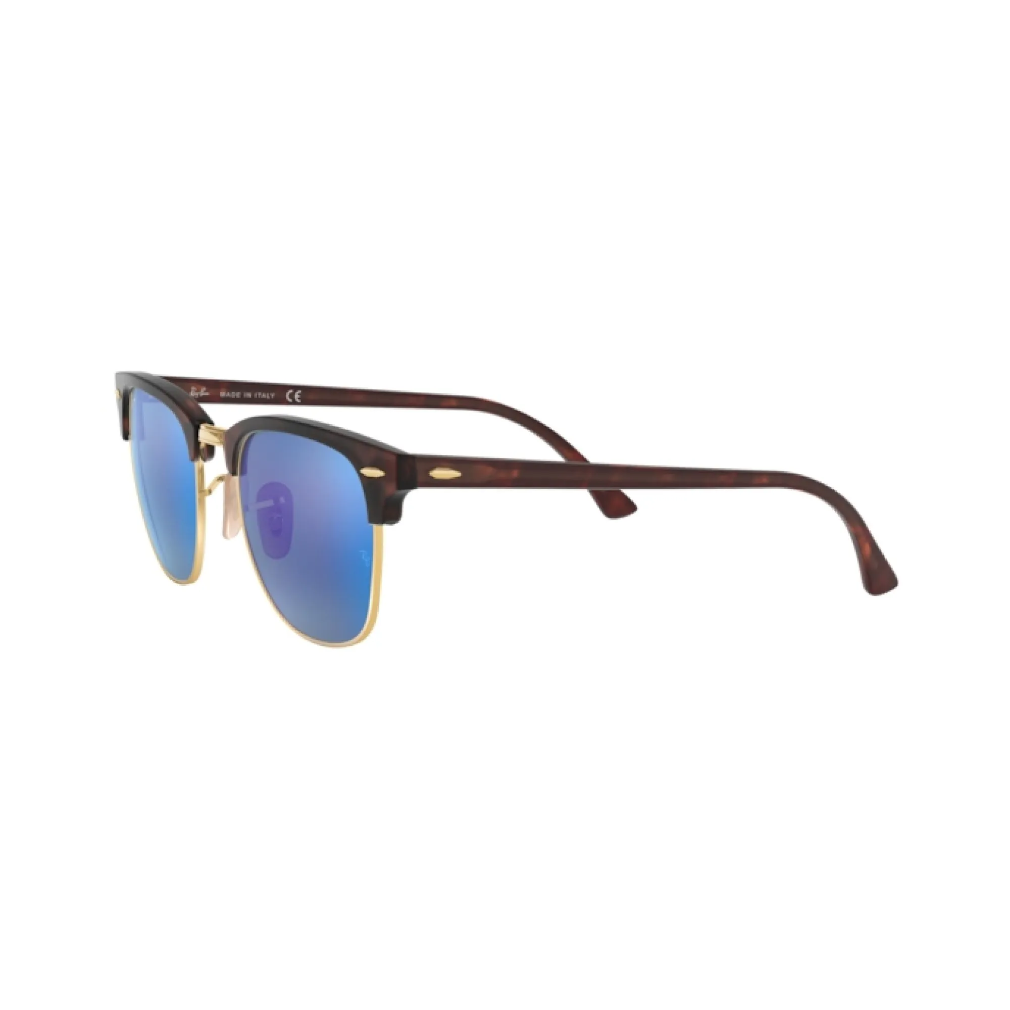   Ray-Ban RB 3016 Clubmaster 114517 Sabbia Havana / Oro | Occhiale Da Sole Uomo 