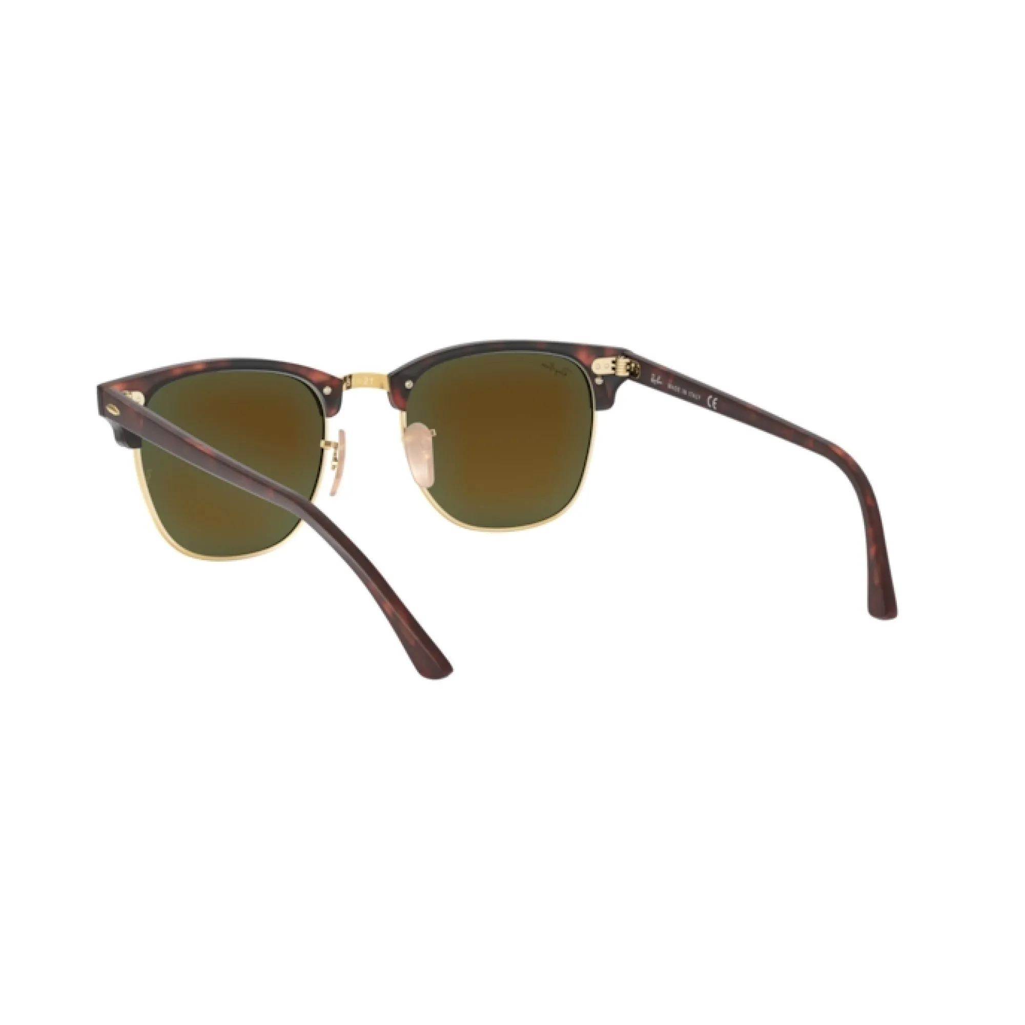   Ray-Ban RB 3016 Clubmaster 114517 Sabbia Havana / Oro | Occhiale Da Sole Uomo 