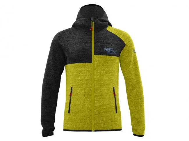 REDELK GIACCA PILE UOMO INVERNO M49R15F M241  FLORIN 2 SULPHUR YELLOW MELANGE