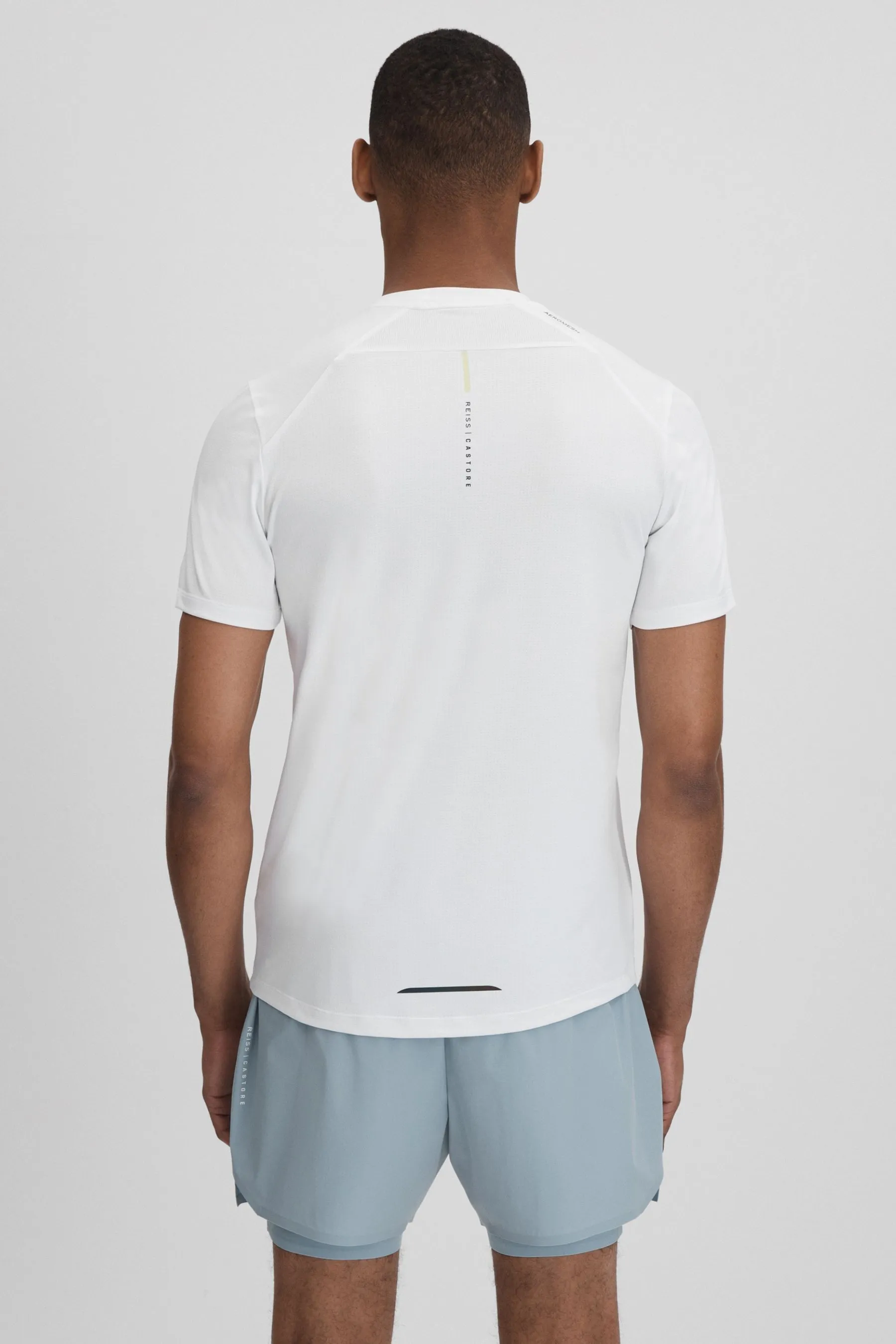 Reiss - Jax - T-shirt Girocollo tecnica Castore    