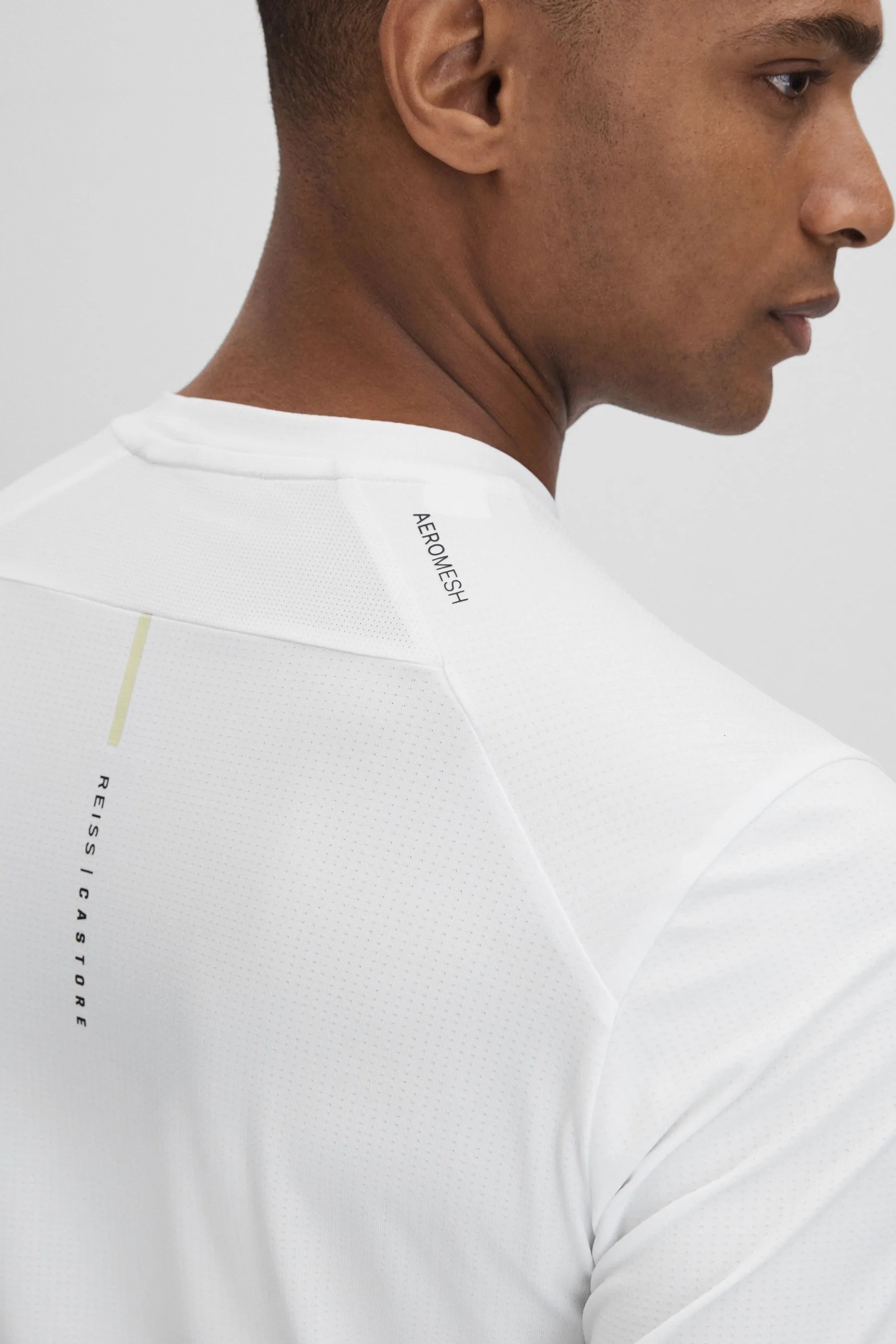 Reiss - Jax - T-shirt Girocollo tecnica Castore    