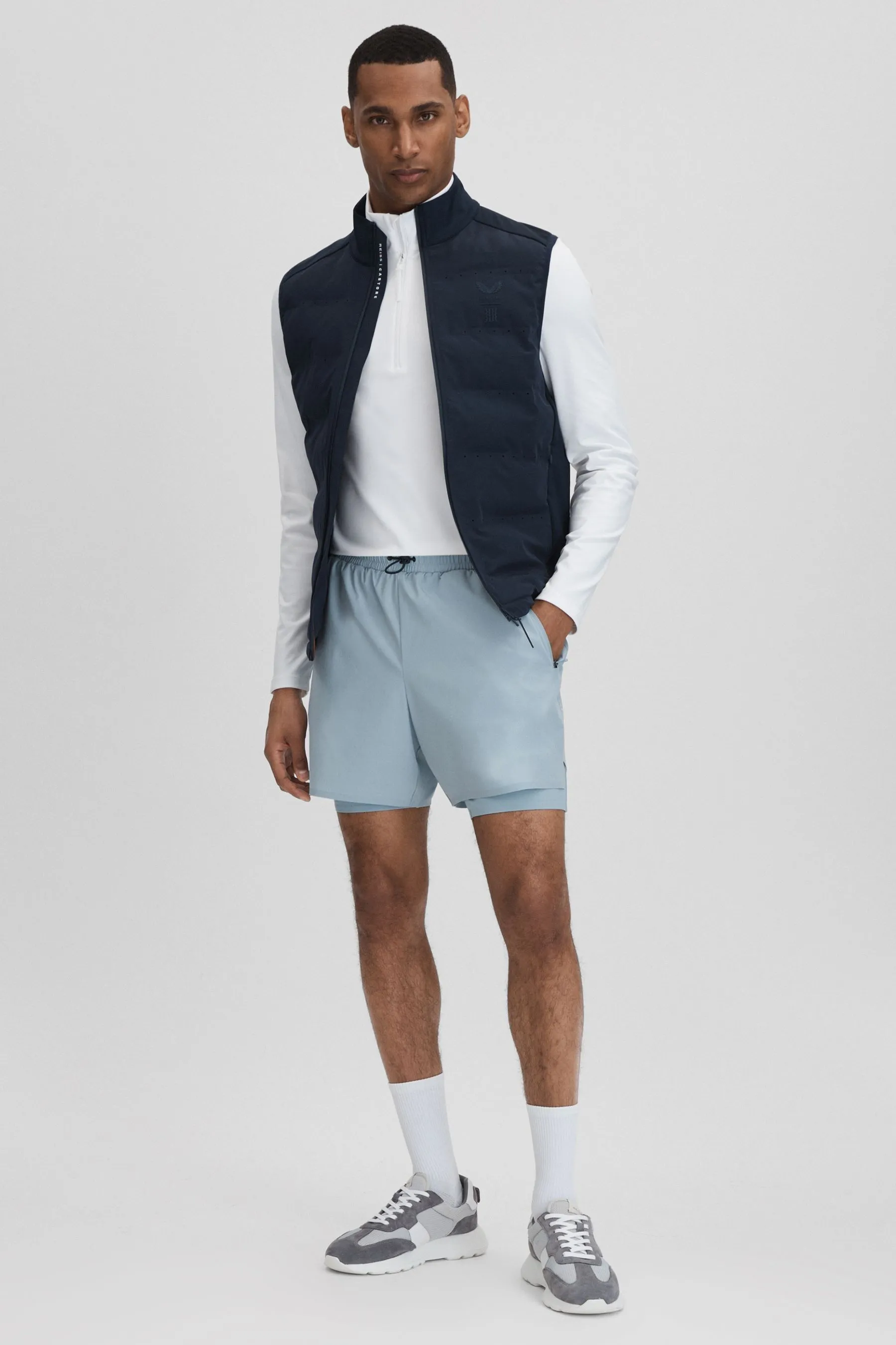 Reiss Robert Castore Water Repellent 2-in-1 Shorts    