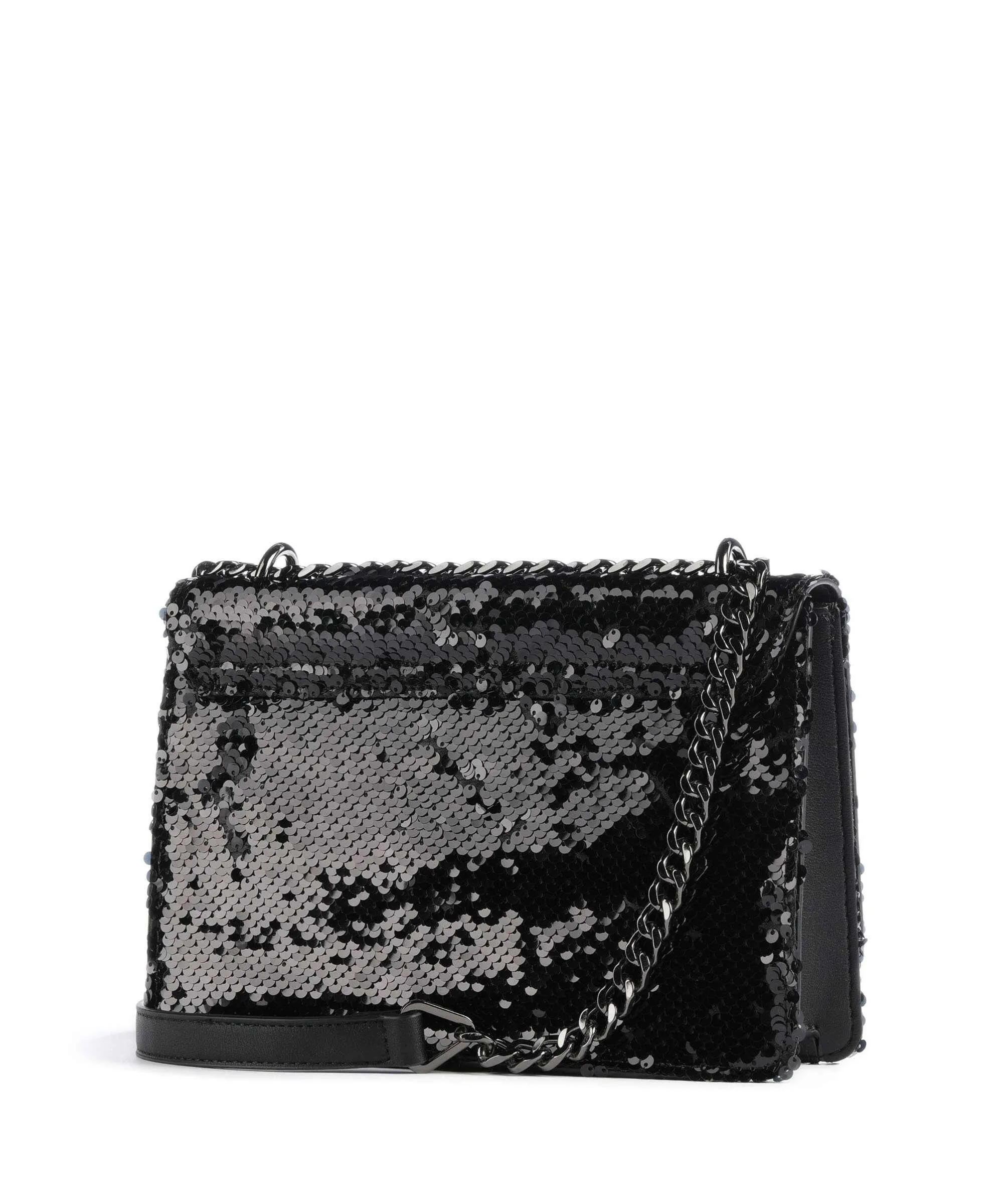  Replay Borsa a spalla pelle sintetica nero  